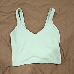 lululemon athletica Light Blue Crop Top